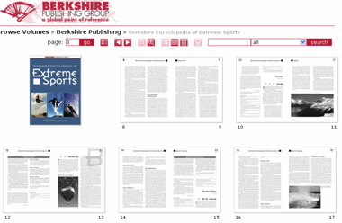 Extreme Sports pages in Exact Editions